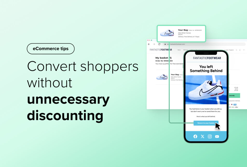 eCommerce tips - Convert shoppers without unnecessary discounting