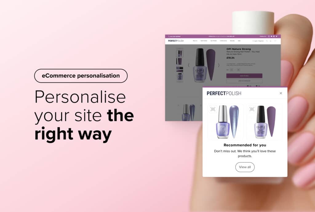 Personalise your site the right way