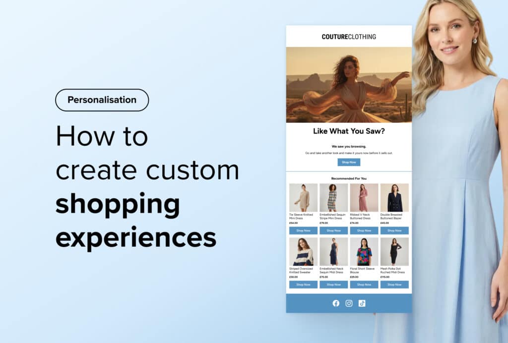 How to create custom shopping experiences