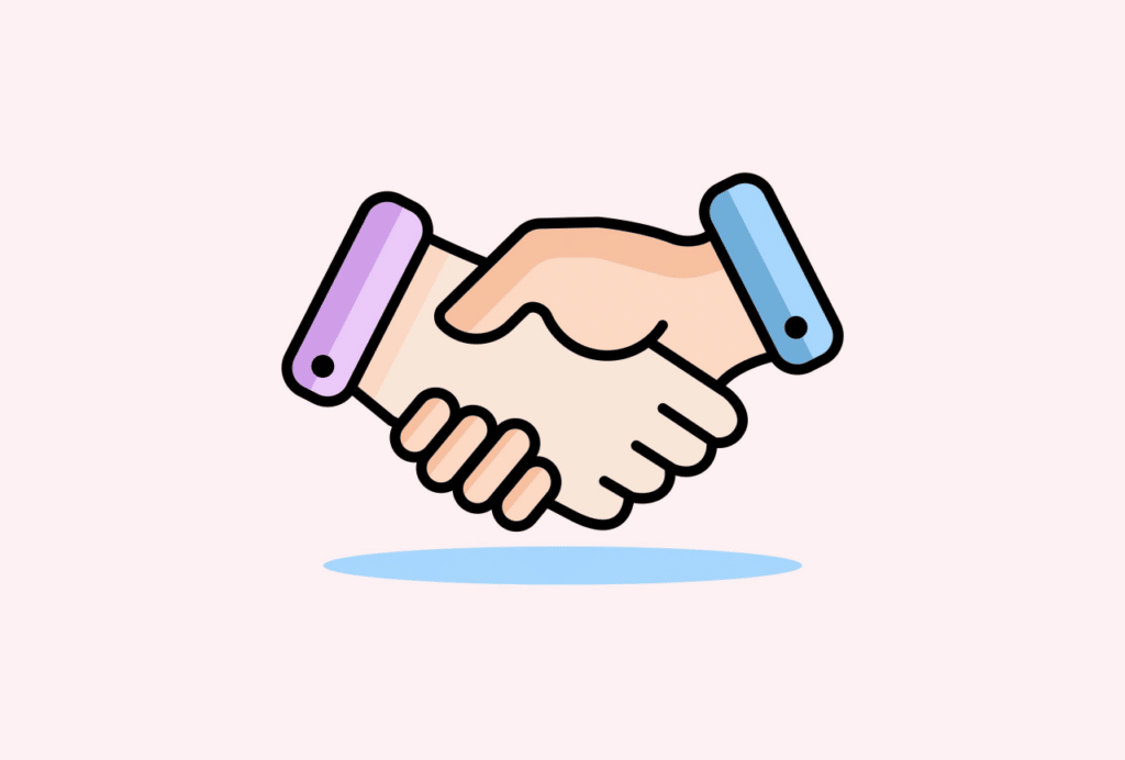 A hand shake