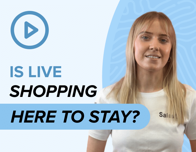 is live shopping here to stay?