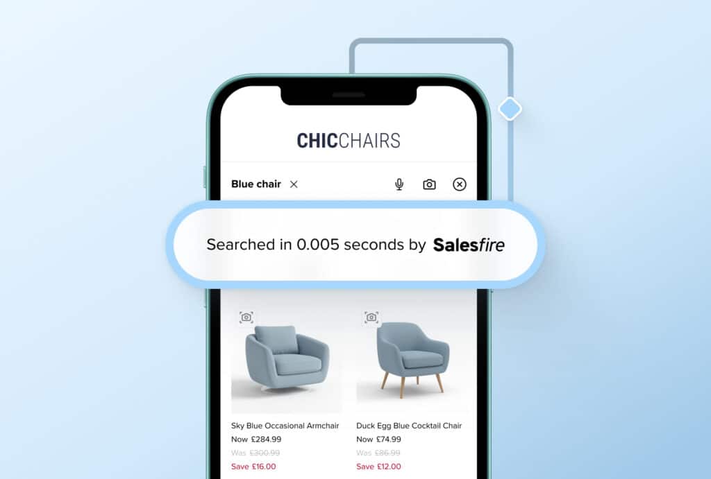 Black Friday AI-powered search graphic
