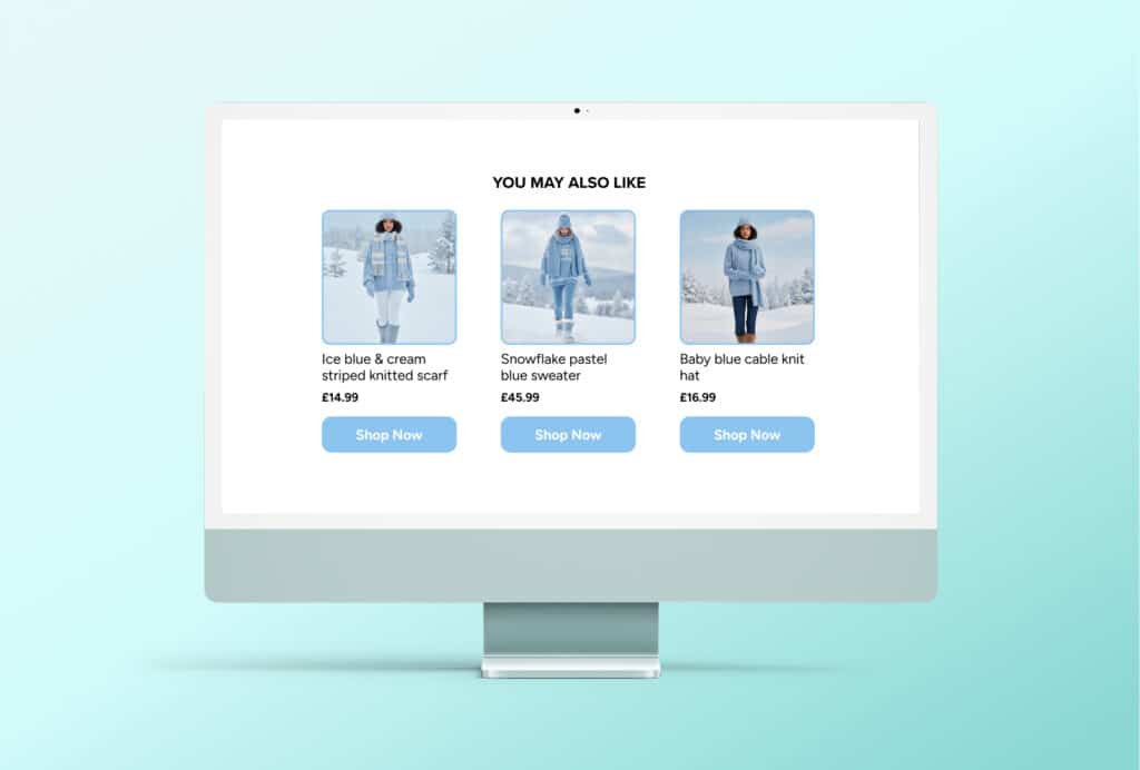Black Friday personalised product recommendations graphic