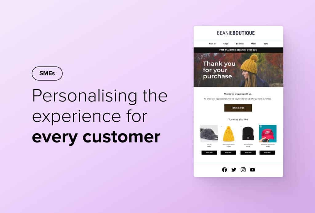 Personalising the experience for every customer