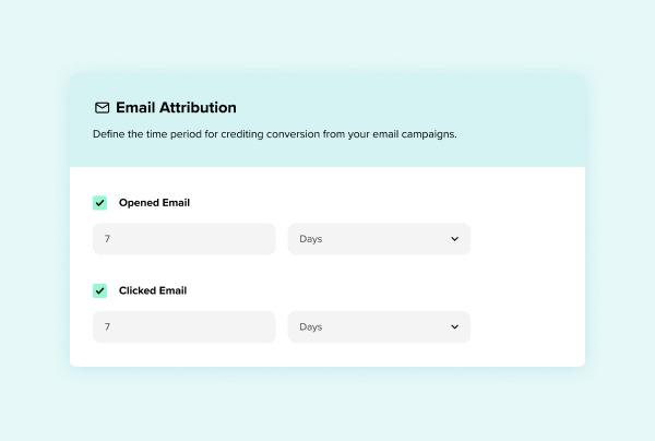 Email & SMS Attribution