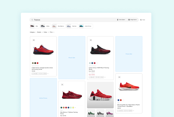 Seatch layouts